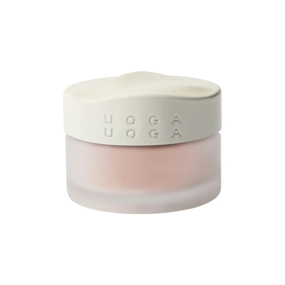 Uoga Uoga Fard à joues minéral en poudre libre à l'ambre (5 g) 6405 Coral Charm - mise en valeur naturelle des joues en 3 teintes