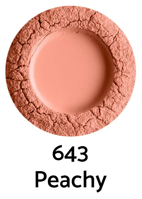 Uoga Uoga Fard à joues minéral en poudre libre à l'ambre (5 g) 6435 Peachy - rehausse naturellement les joues en 3 teintes
