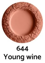 Uoga Uoga Fard à joues minéral en poudre libre à l'ambre (5 g) 6435 Peachy - rehausse naturellement les joues en 3 teintes