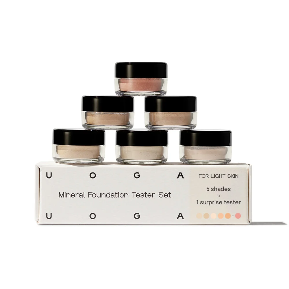 Uoga Uoga Fond de teint minéral en poudre (0,7 g - échantillon) 632 Bubbles - à l'essai 12 teintes