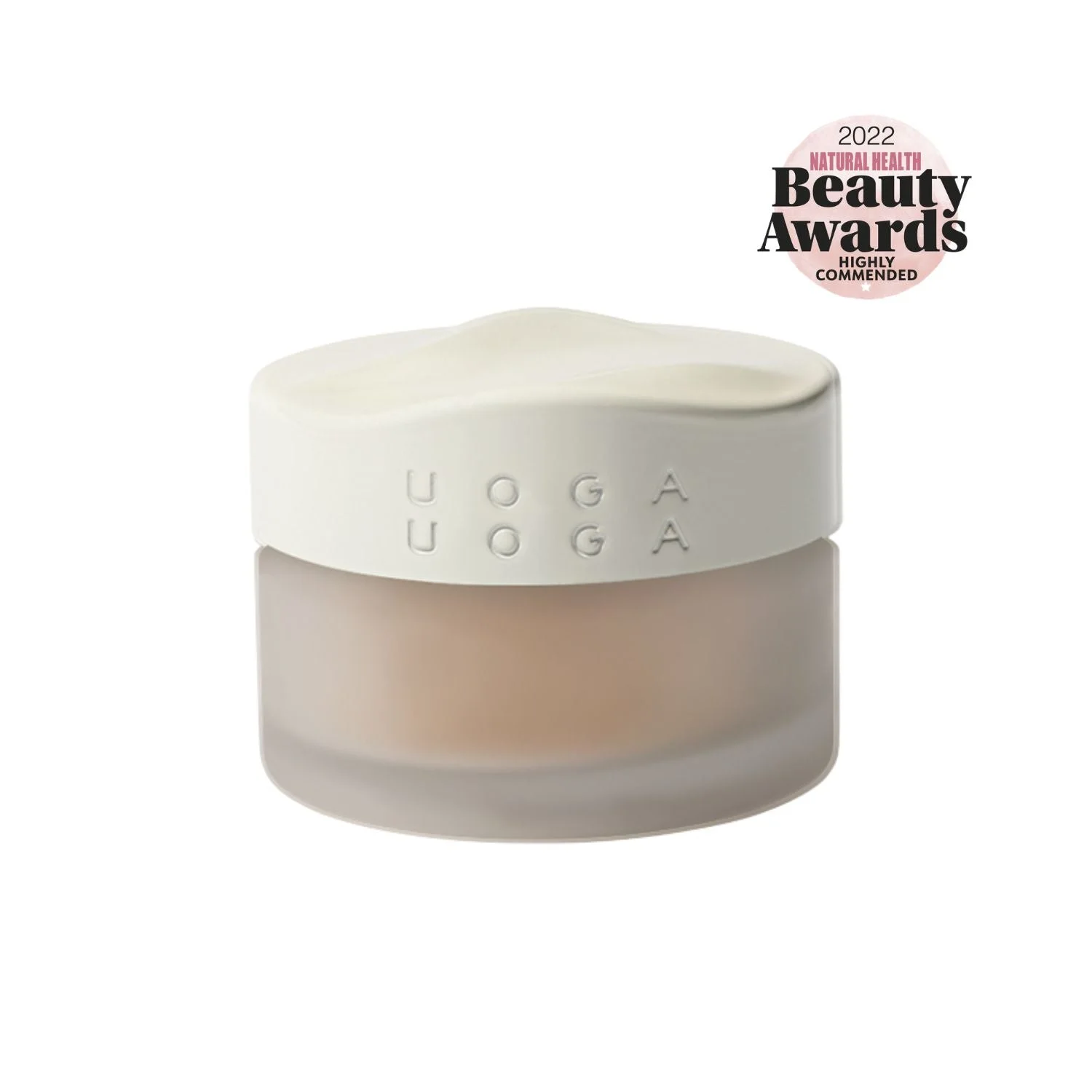Uoga Uoga Fond de teint minéral en poudre à l'ambre (10 g) 634 Linden Honey - léger, naturel, SPF 15