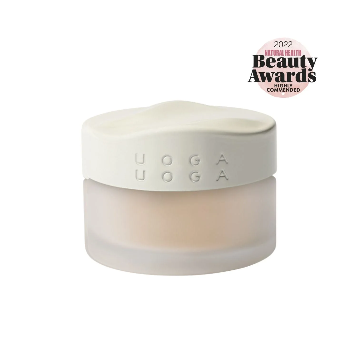 Uoga Uoga Fond de teint minéral en poudre à l'ambre (10 g) 634 Linden Honey - léger, naturel, SPF 15