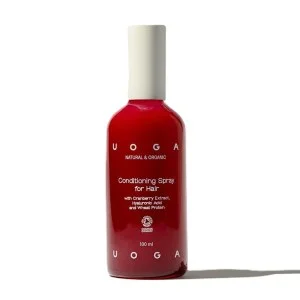 Uoga Uoga Après-shampoing régénérant en spray aux canneberges et à la protéine BIO (100 ml) - pour un démêlage facile et des cheveux brillants