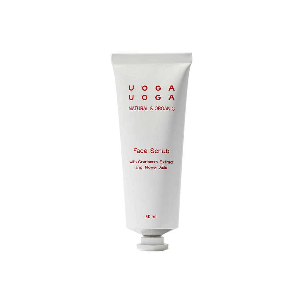 Uoga Uoga Gommage visage régénérant aux canneberges (40 ml) - pour une peau plus lisse et éclatante