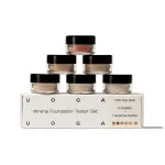 Uoga Uoga Coffret d’échantillons de fond de teint minéral (6 x 0,7 g) Tan - 5 fonds de teint + 1 fard à joues selon la teinte de peau