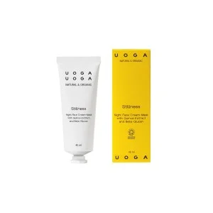 Uoga Uoga Masque de nuit nourrissant pour le visage Stillness BIO (40 ml) - à l'effet hydratant intense
