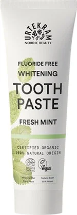 Urtekram Dentifrice blanchissant à la menthe BIO (75 ml) - au goût frais de menthe