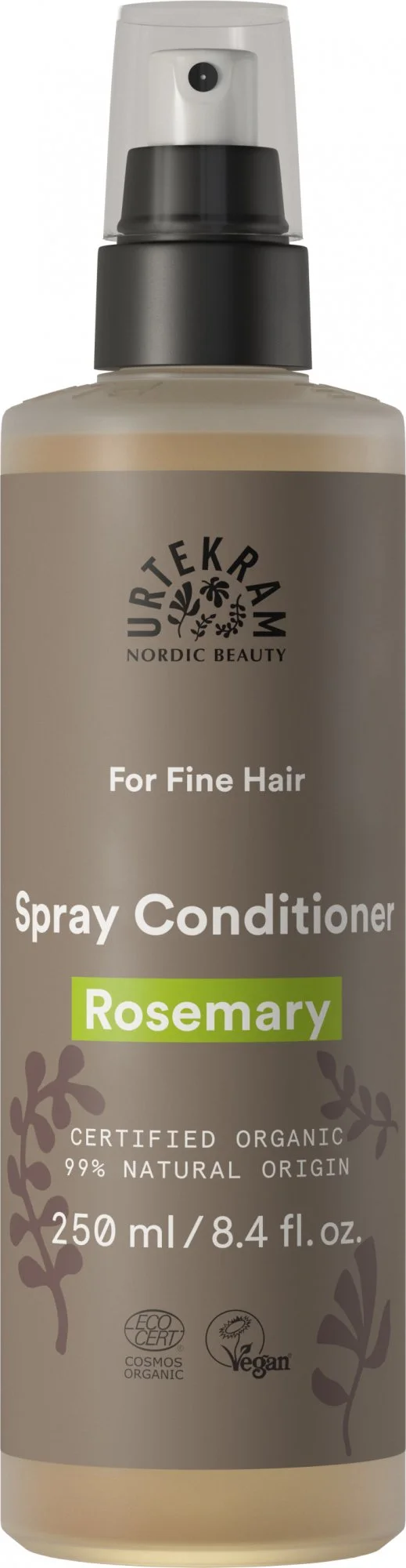 Urtekram Après-shampoing en spray au romarin BIO (250 ml)