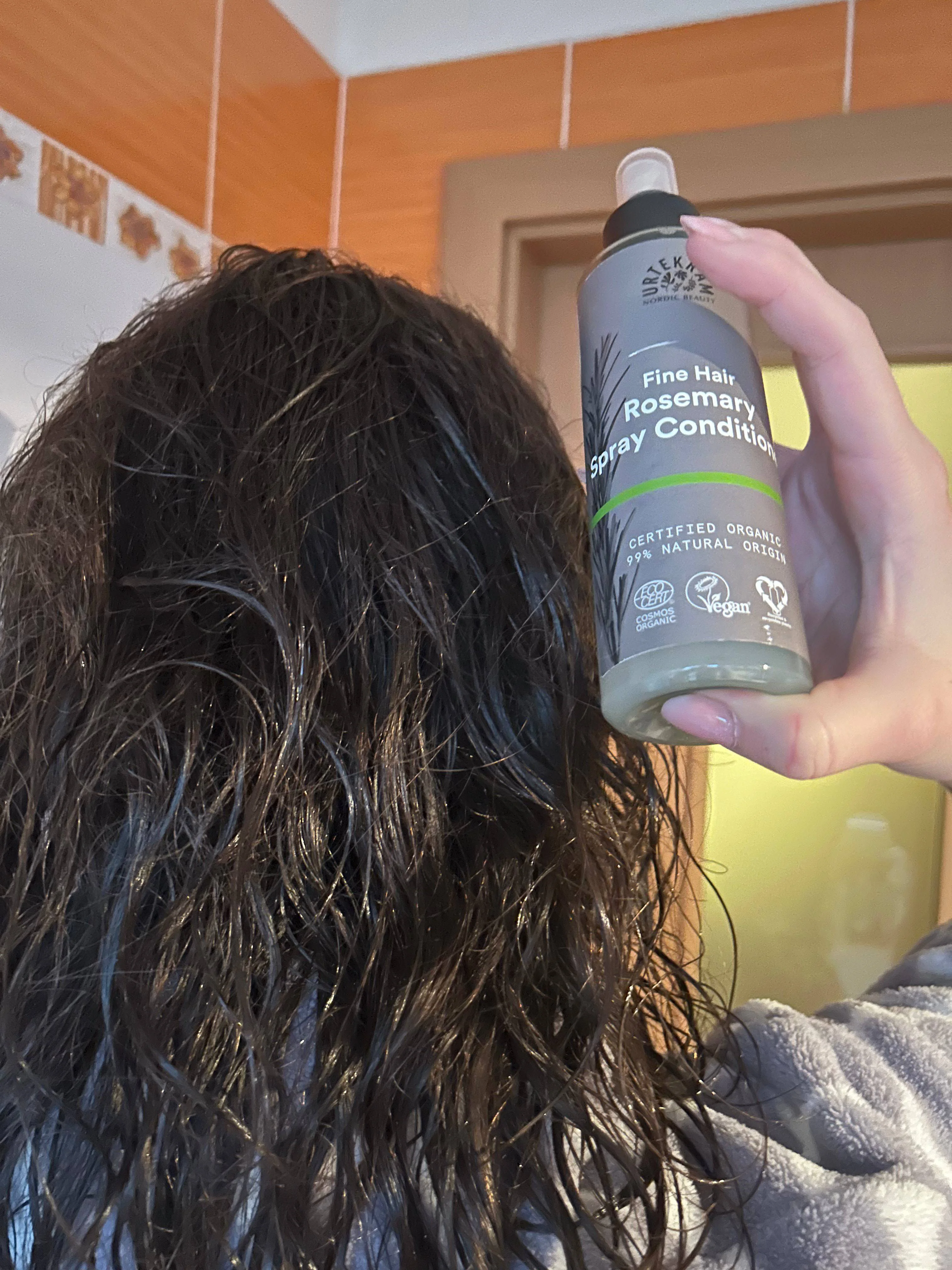 Urtekram Après-shampoing en spray au romarin BIO (250 ml)