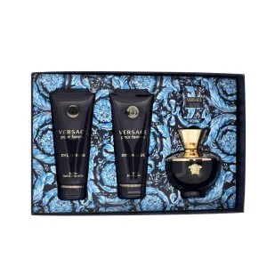 Versace Pour Femme Dylan Blue 100 ml + EDP MINI 5 ml + SG 100 ml + BL eau de parfum pour femme