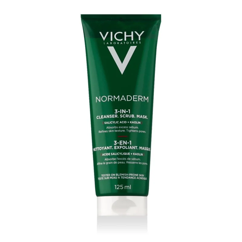 Normaderm Nettoyant 3-en-1 anti-acné 125 ml