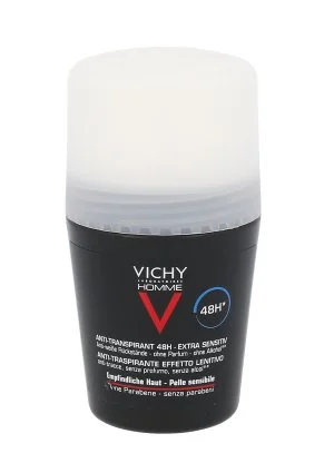 Vichy Homme Anti-Transpirant 48H Extra Sensitive déodorant roll-on anti-transpirant pour peaux sensibles pour homme