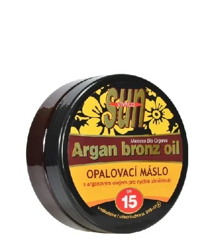 SUN Argan Bronz Oil beurre solaire à l’huile d’argan bio SPF 15 200 ml