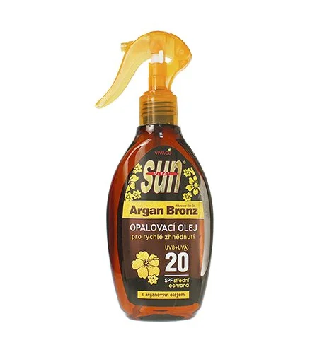 SUN Argan Oil huile solaire à l’huile d’argan SPF 20 200 ml