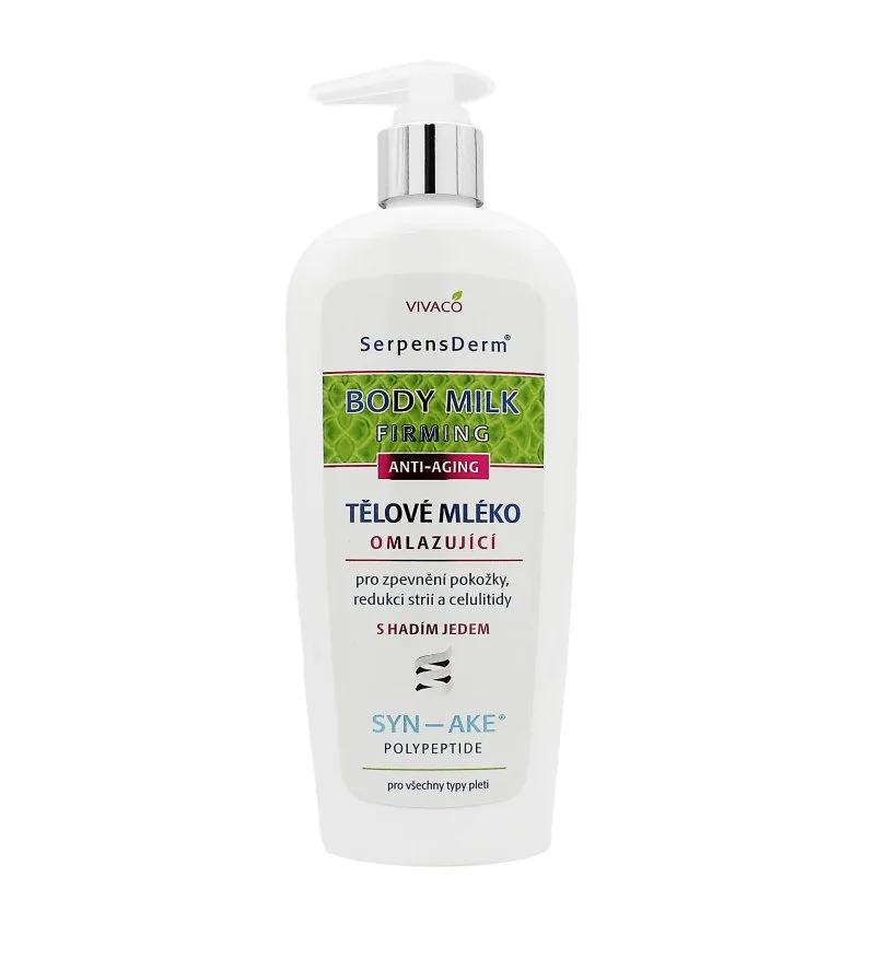 SerpensDerm lait corporel rajeunissant au venin de serpent 400 ml