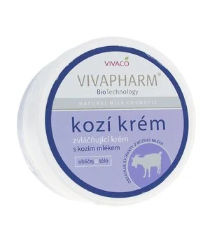 VivaPharm Goats Milk crème adoucissante au lait de chèvre pour le visage et le corps pour femmes