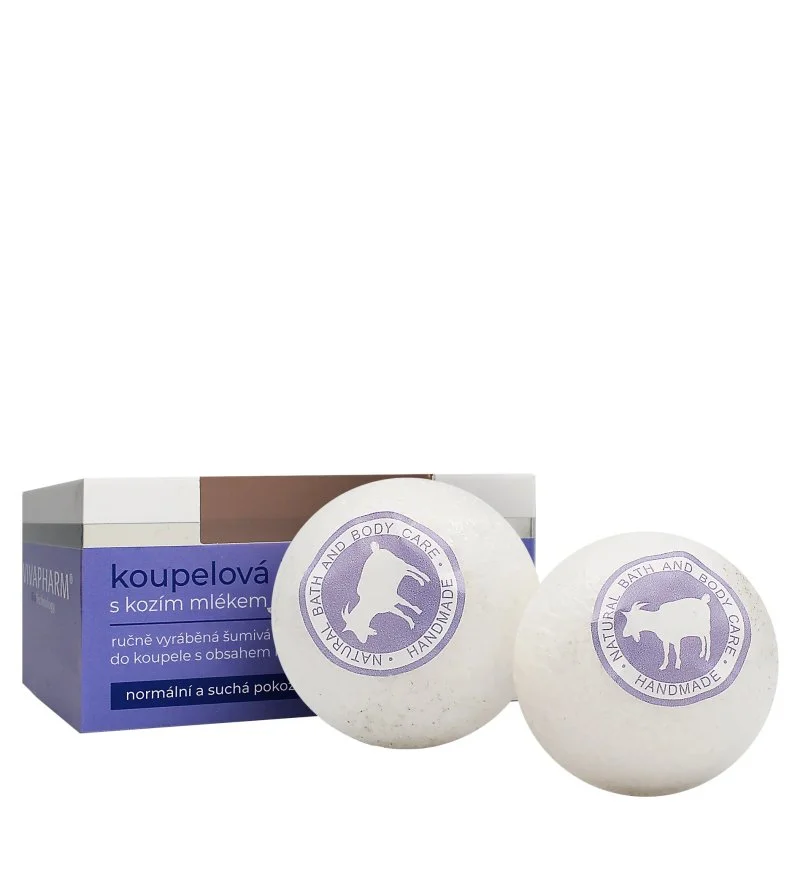 Bombe de bain au lait de chèvre 2 x 75 g