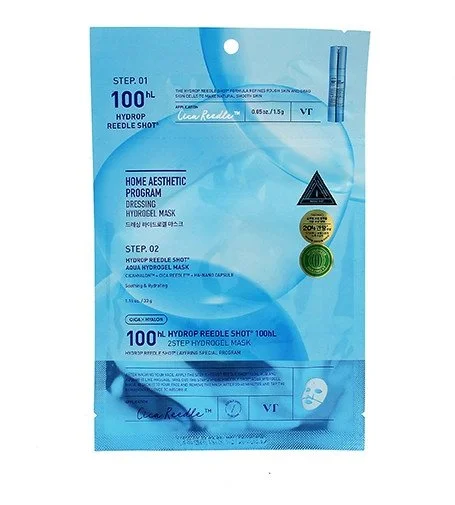 Hydrop Reedle Shot 100hL 2-Step Mask masque hydratant en 2 étapes avec sérum à micro-aiguilles 33 g + 1,5 g