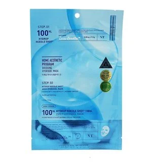 VT Cosmetics Hydrop Reedle Shot 100hL 2-Step Mask masque hydratant en 2 étapes avec sérum à micro-aiguilles 33 g + 1,5 g