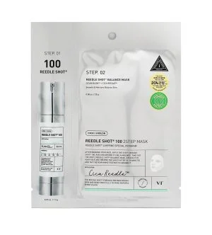 VT Cosmetics Reedle Shot 100 2 Step Mask masque en tissu raffermissant pour le visage 1,5+25 g