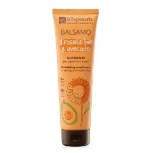 laSaponaria Après-shampooing nourrissant au tournesol et à l'avocat pour les cheveux secs et abîmés - 150 ml