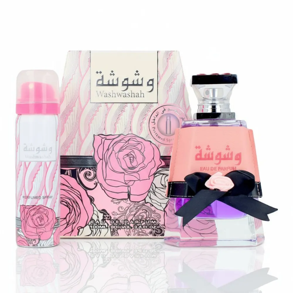 Washwashah Eau de Parfum pour femme 100 ml + déodorant en spray 75 ml