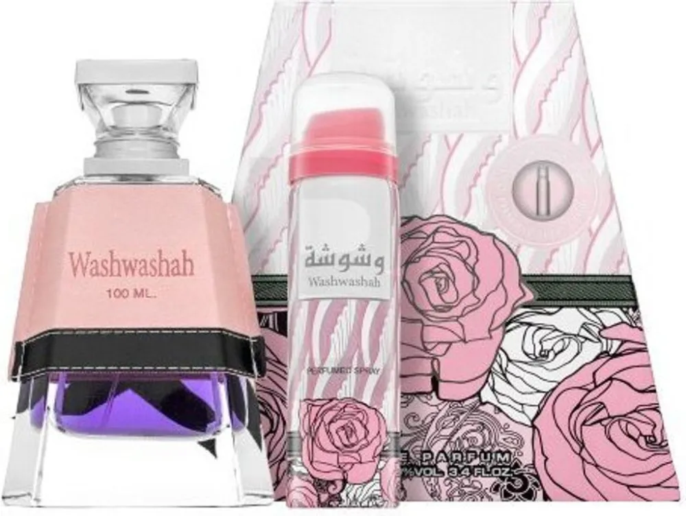Washwashah Eau de Parfum pour femme 100 ml + déodorant en spray 75 ml