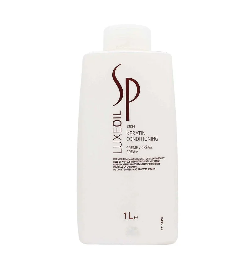 Professionals SP Luxeoil Keratin Conditioning Cream après-shampooing à la kératine pour cheveux abîmés 1000 ml