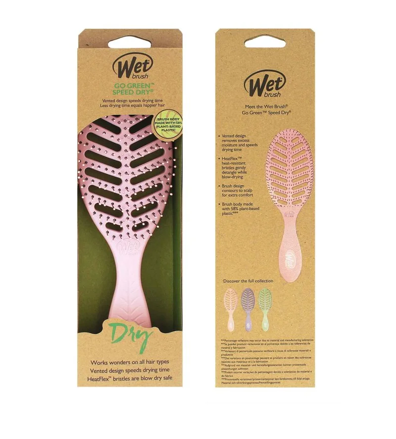 Go Green Speed Dry brosse à cheveux Rose