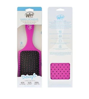 Wet Brush Paddle Detangler brosse à cheveux Rose