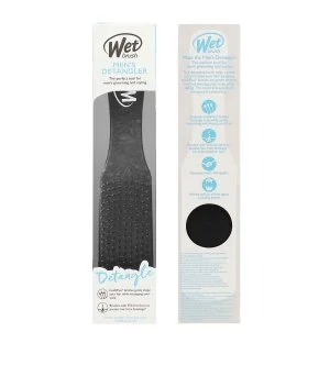 Wet Brush Men's Detangler brosse à cheveux Black Leather