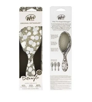Wet Brush Original Detangler Groovy Disco brosse à cheveux Silver