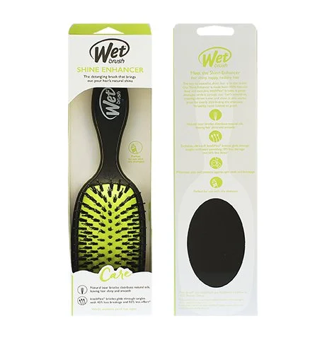 Shine Enhancer brosse à cheveux noire