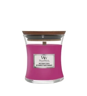 WoodWick Wild Berry & Beets bougie parfumée à mèche en bois 85 g