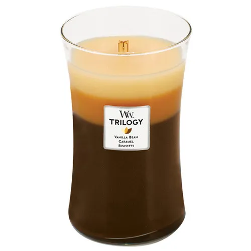 Bougie parfumée WoodWick Café Sweets avec mèche en bois pour femmes