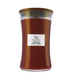 Bougie parfumée WoodWick Cinnamon Chai avec mèche en bois 609,5 g