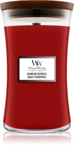 Bougie parfumée WoodWick Crimson Berries avec mèche en bois 275 g