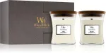 Coffret cadeau WoodWick Fireside, Linen WoodWick Fireside, Linen dárková sada