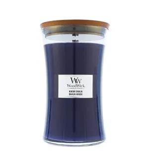 Bougie parfumée WoodWick Hinoki Dahlia avec mèche en bois 609 g