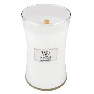 Bougie parfumée WoodWick Island Coconut avec mèche en bois 609,5 g