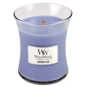 Bougie parfumée WoodWick Lavender Spa avec mèche en bois pour femmes