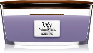 Bougie parfumée WoodWick Lavender Spa avec mèche en bois 453,6 g