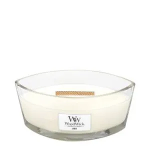 Bougie parfumée WoodWick Linen avec mèche en bois 453,6 g