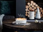 Bougie parfumée WoodWick Magnolia Birch avec mèche en bois 453,6 g