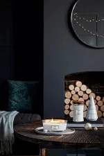 Bougie parfumée WoodWick Magnolia Birch avec mèche en bois 453,6 g