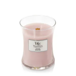 Bougie parfumée WoodWick Rosewood avec mèche en bois pour homme