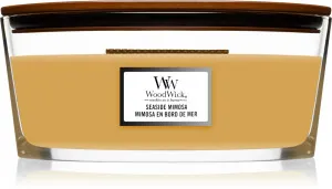 Bougie parfumée WoodWick Seaside Mimosa avec mèche en bois 453,6 g