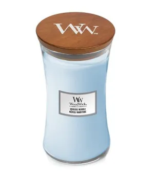 Bougie parfumée WoodWick Seaside Neroli avec mèche en bois 609,5 g