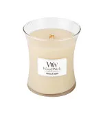 Bougie parfumée WoodWick Vanilla Bean avec mèche en bois 275 g