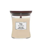 Bougie parfumée WoodWick Vanilla Bean avec mèche en bois 275 g